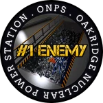 No1 Enemy of staff morale Badge